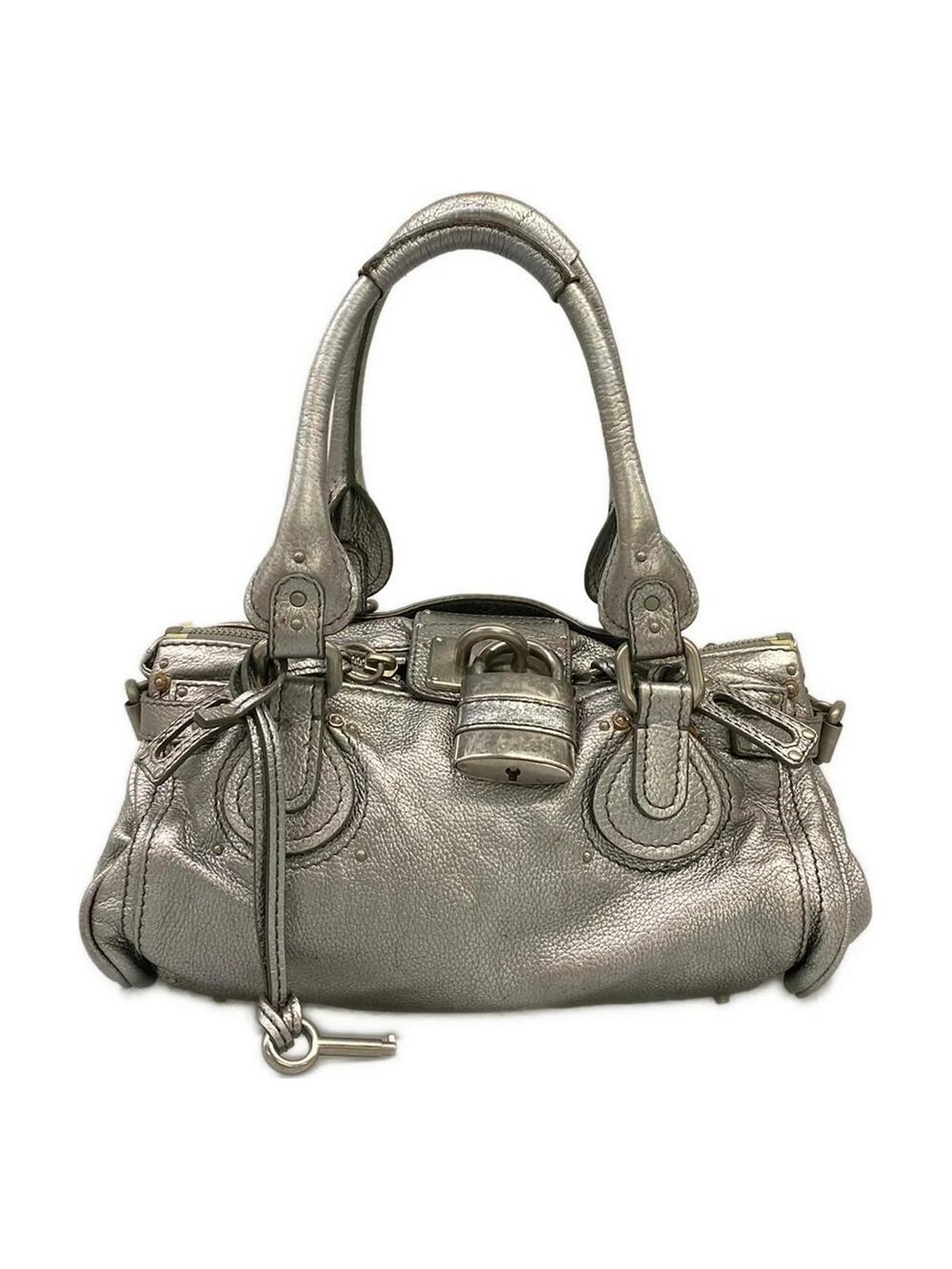 Chloe Paddington Silver Leather #349962C10B